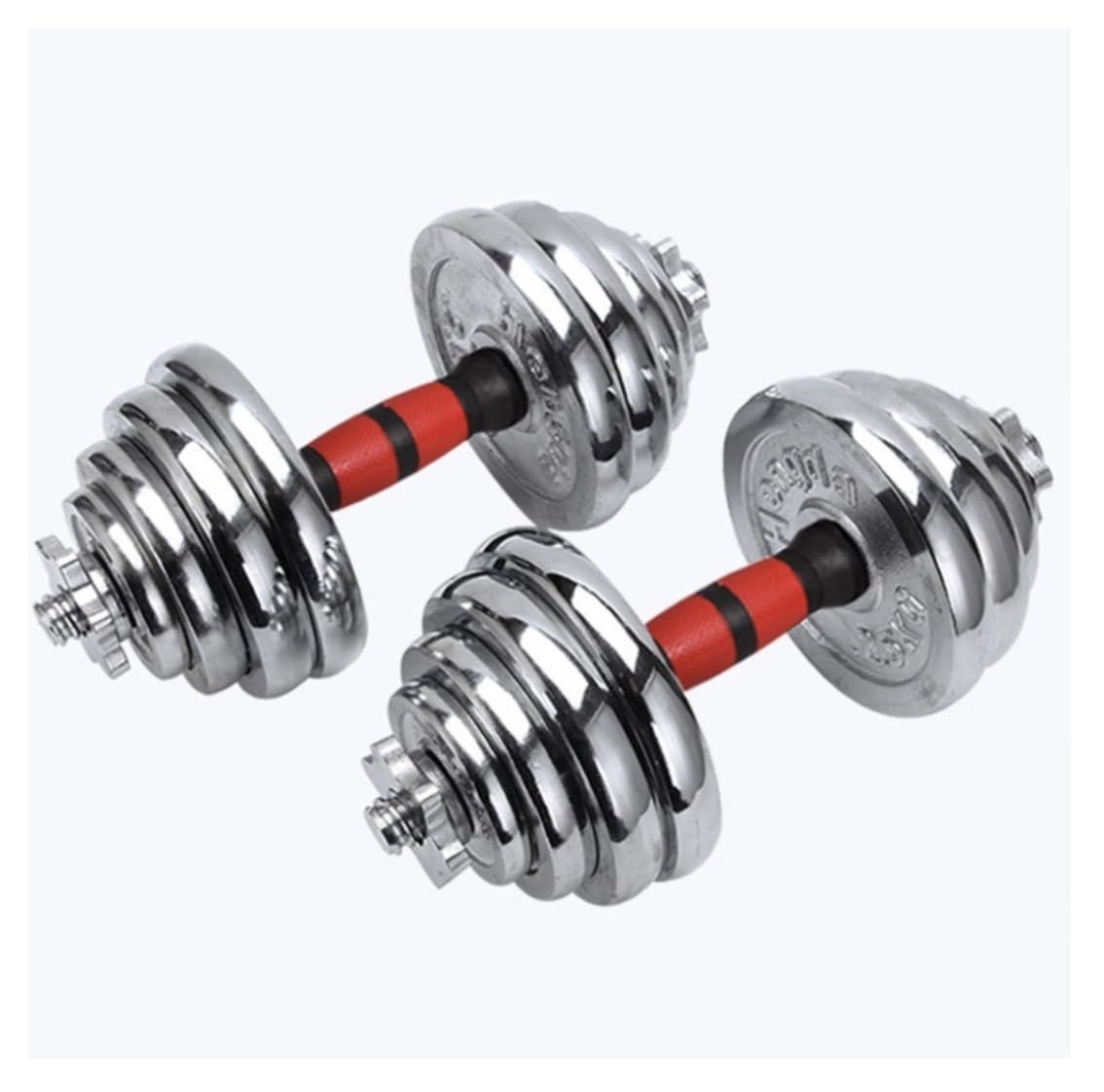 Set di manubri, set pesi, elettrolitici, attrezzature for la casa, bilanciere regolabile, smontaggio, una coppia