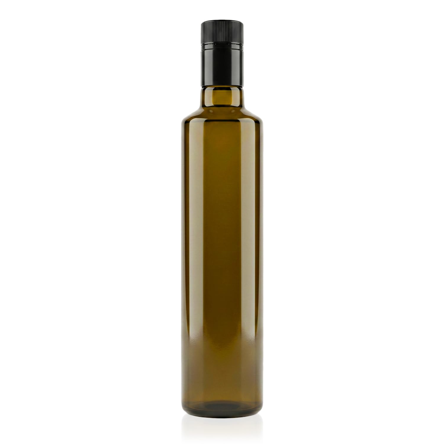 Szklane butelki 500 ml Dorica – oliwkowa zieleń, na olej, ocet i oliwę z oliwek, z dozownikiem – idealne do kuchni, gastronomii i zapasów (40 szt.)