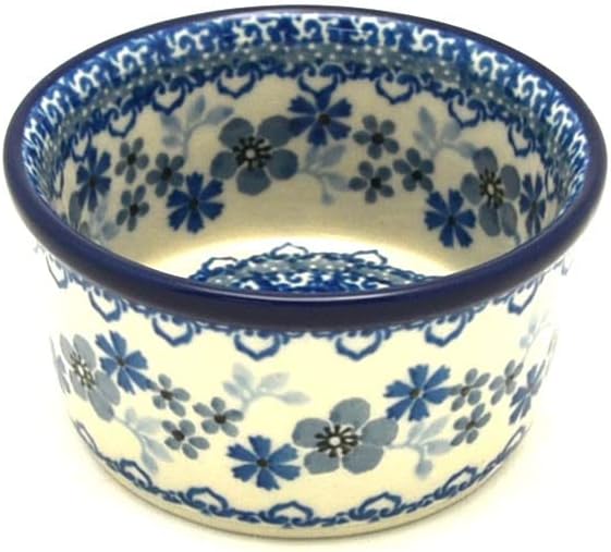Polish Pottery Ramekin - Blue Horizon