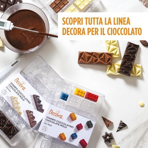 Miniatura 4 de Decora 0050152 - Molde para chocolate (policarbonato, 18 cavidades, 0.984 x 0.492in)
