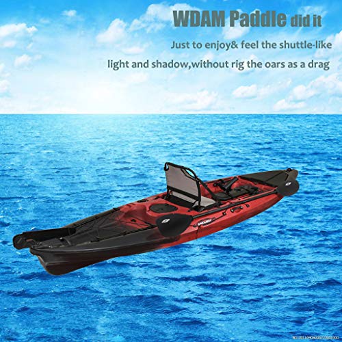 image for WDAM Kayak Paddle-Best 230 Kayak Paddle for Fishing with Grip Aluminiu