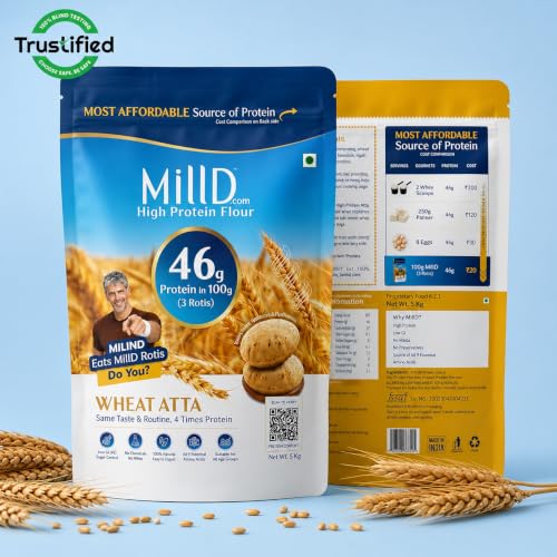 MillD High Protein Atta, 5kg - Image 5