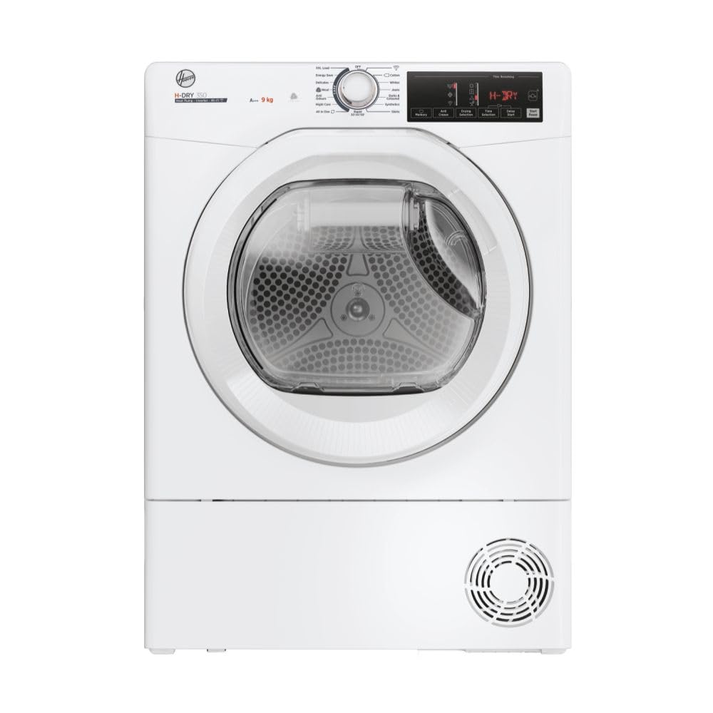 Hoover H-Dry 350 HRE H9A3TE-80/N Heat Pump Tumble Dryer, 9kg, White, A+++ Energy Class