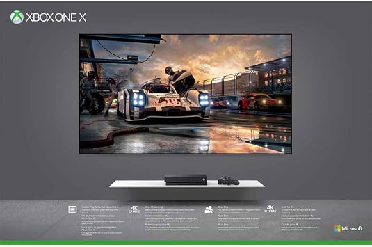 Microsoft Xbox One X 1TB Console, Black, 18.5 x 12 x 5 (Refurbished)