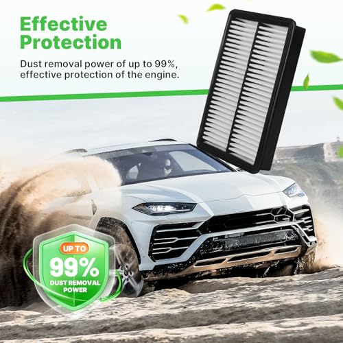 Image of 2PCS Engine Air Filter Fit for 2012-2018 Mazda 3(2.0L /2.5L), 2014-2025 2026 Mazda 6(2.5L), 2013-2025 2026 CX-5(2.0L /2.5L) Air Filter Replacement Engine Filter# CA11259 Automotive Accessories