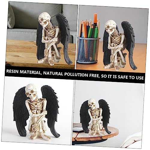 Crânes en résine Halloween Cabilock - Solution décorative squelette