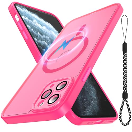 Coque iPhone 11 Pro avec lanière MagSafe protection appareil photo antichoc