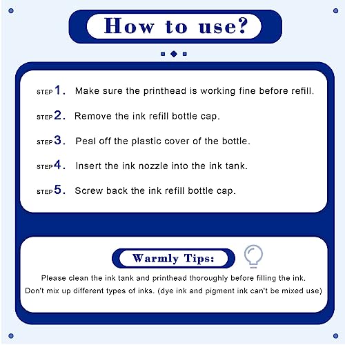 Pristar Compatible With Hp 31 32Xl Ink Bottle Set Compatible With Hp Smart Tank 7301 7001 7602 6001 5101 5102 Plus 651 551 455 457 450 All-In-One Ink-Tank (165Ml 32Xl Black Ink, 100Ml 31 Color Inks #TOP7