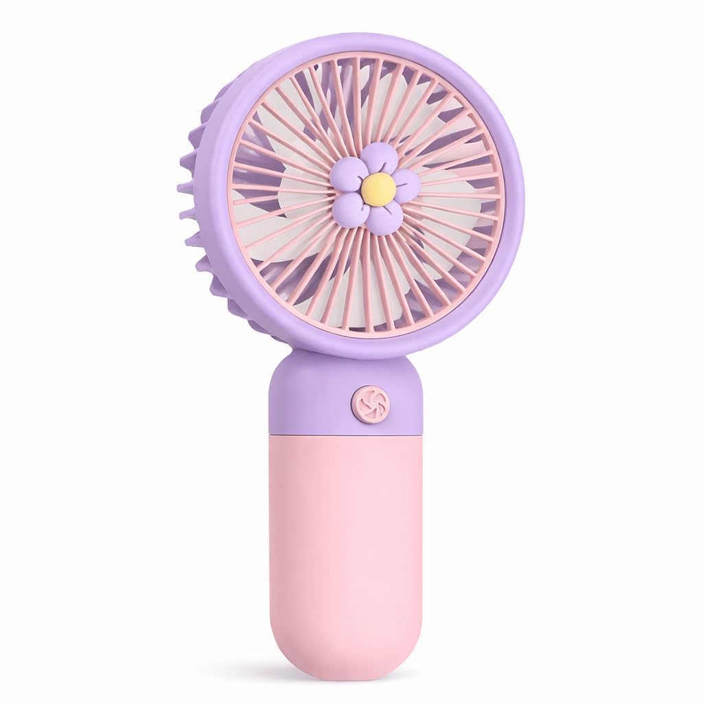 Portable Mini Fan, 3 Speed Modes, Silent Personal Cooling, Purple, for Travel, Office, Outdoor Use (Purple)-image-41