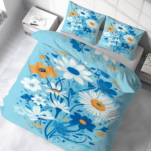 Housse de couette 240 x 260 avec fermeture éclair pour changer de lit facilement - 5