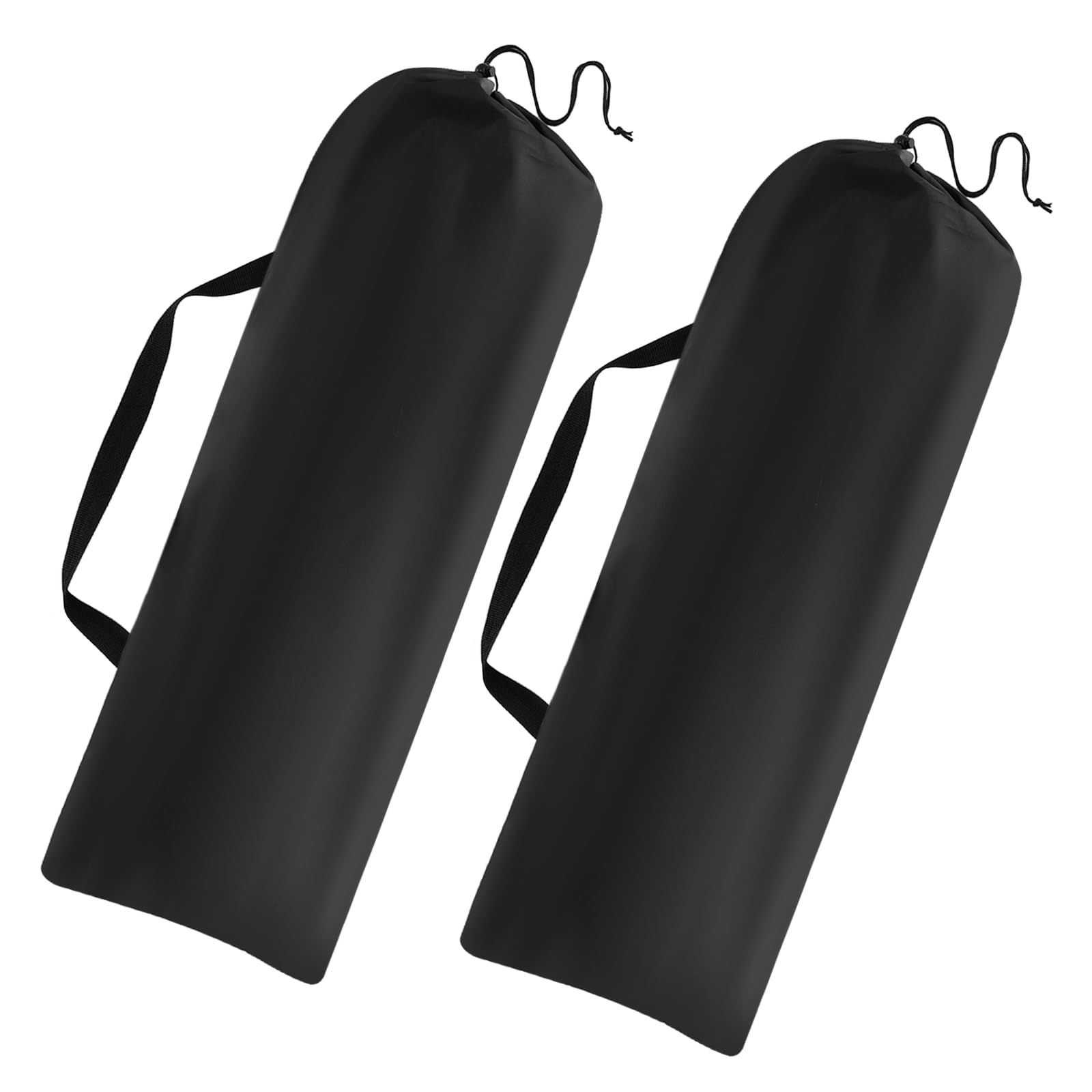 YELARXI Camping Chair Bag Replacement, Folding Chair Carry Bag Tear-Resistant Portable with Shoulder Strap & Drawstring 34 x 14 & 2Pcs & Black - Fit for (Camp Chairs/Hammock/Tripod) — image 1