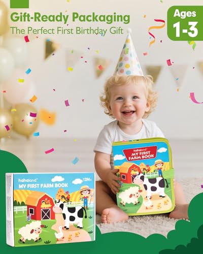 hahaland Busy Book for Toddlers 1-3 - Montessori Toys Busy Board for 1 Year Old Boy Gifts Girl Toys Educational Learning Quiet Activity Books Toddler Travel Toys for One Year Old Birthday Gift - Image 9