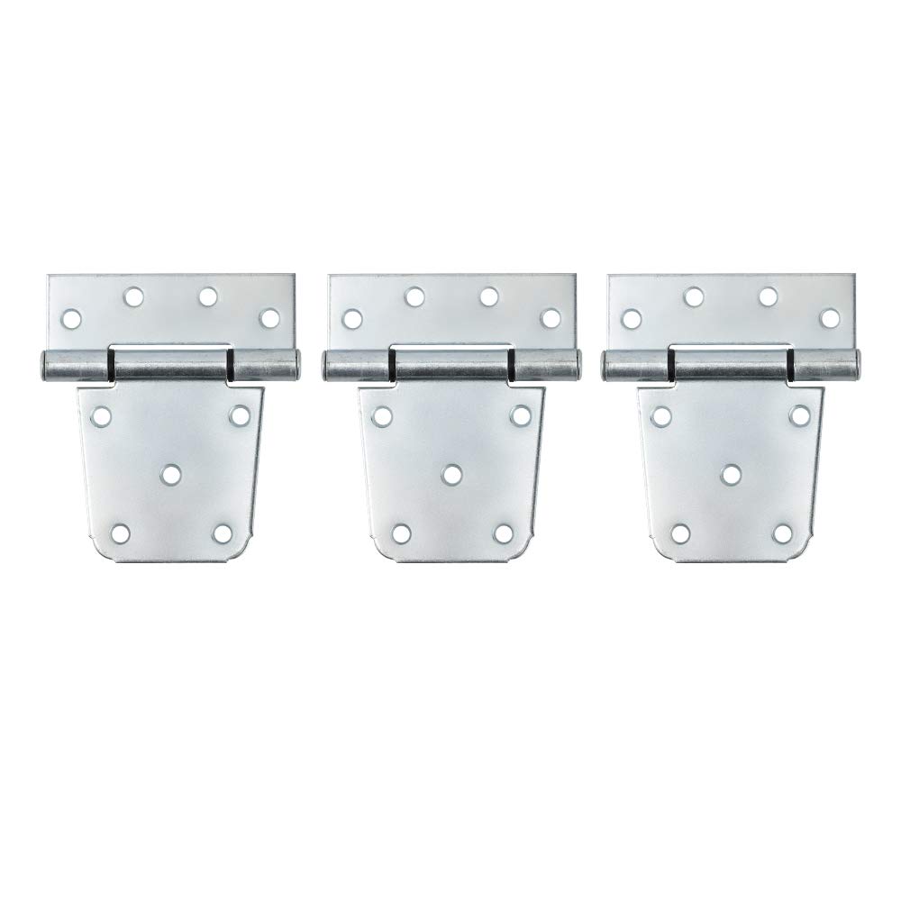 HOME MASTER HARDWARE Wytrzymałe zawiasy bramowe typu T, ocynkowane, ze śrubami, 6-pak (ocynkowane)