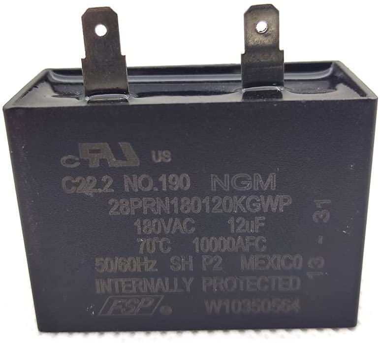 Refrigerator Run Capacitor WPW10350564