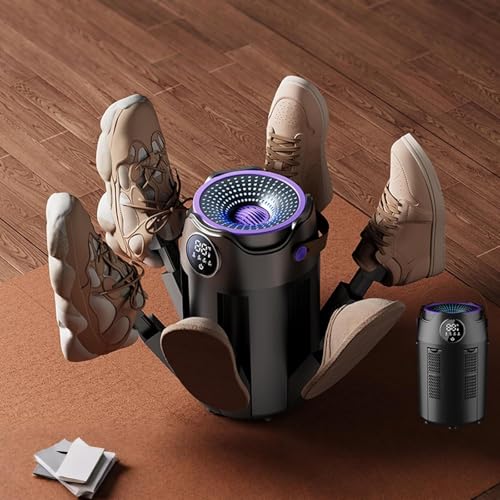 Sèche-chaussures électrique contre humidité appareil portable avec minuteur pour baskets de sport