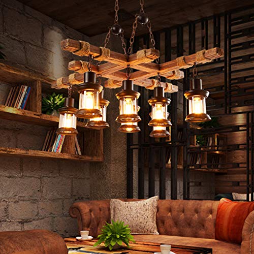 Éclairage réglable de style industriel avec 8 douilles de lampe suspendues - 4