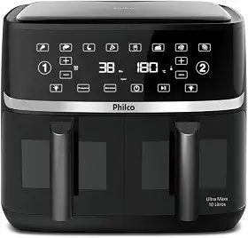 Air Fryer Philco 10L Cesto Duplo 2000W PAF10A 127V