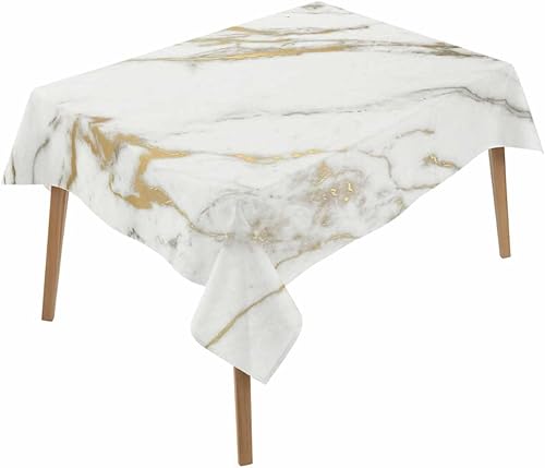 Mantel rectangular a prueba de derrames, impermeable, funda de decoración de mesa cuadrada suave, mantel de granja para mesas rectangulares, textura