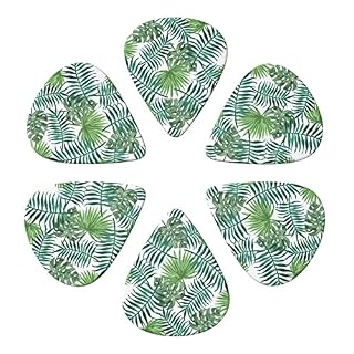 Lot de 6 médiators transparents en forme de feuille de palmier pour guitare acoustique, guitare électrique, basse… - Les Beatles, Paul McCartney, John Lennon, RIngo Starr, George Harrison Lot de 6 médiators transparents en forme de feuille de palmier pour guitare acoustique, guitare électrique, basse… – Image 4