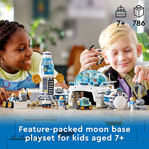 51e4RtJ5LML City Space Lunar Research Base 60350 Building Toy Set for Kids, Boys, and Girls Ages 7+ (786 Pieces) - Image 3