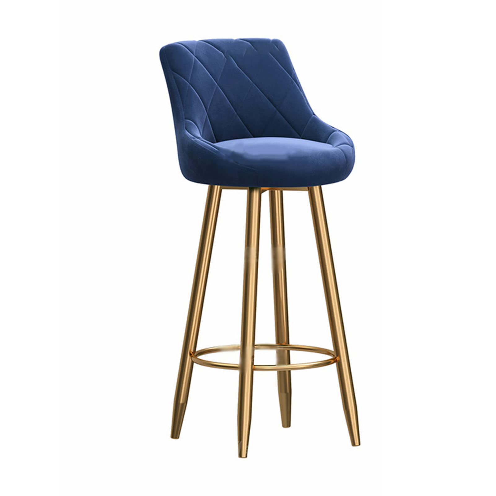 OUYOo Barstools Kitchen Chairs, Bar Stools with Soft Seat and Backrests, Counter Island Pub Dining Stools