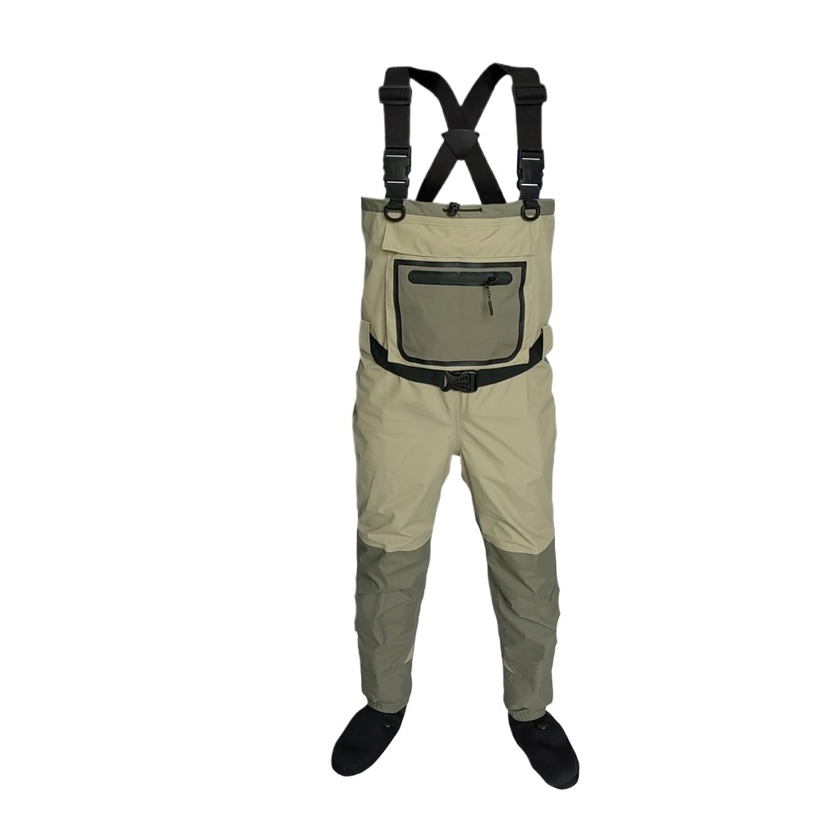 Oddychający kombinezon wędkarski, Wodery wędkarskie Fly Wodoodporne, neoprenowe, szybkoschnące wodery męskie Outdoor XXL