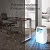 COMFEE' Condizionatore Portatile, SOGNIDORO-12E, 3,5kW, 43㎡/117m³, 3-in-1 Climatizzatore Portatile, Ventilatore, Raffreddamento, Deumidificazione, 24H Timer, Sleep Mode, Funzione Follow-me
