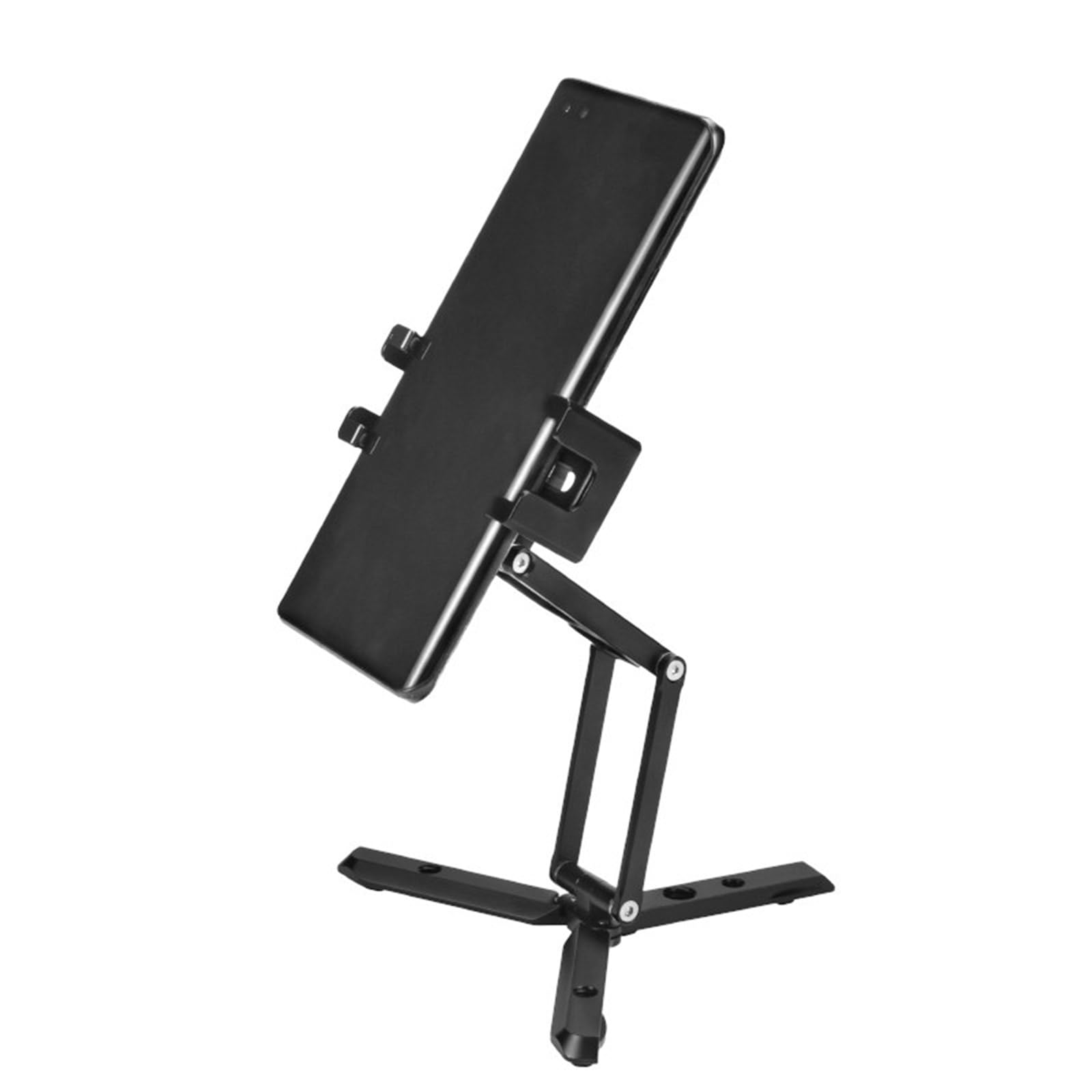 Supporto per Telefono Metallo Pieghevole Treppiede Con 1/4 "3/8" Rilascio Rapido Per Fotografia Smiscelato Verticale Orizzontale Treppiede Telefono