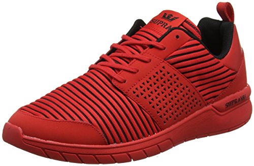 Supra Homme Scissor Baskets Basses, Rouge (Red-Red), 42 EU