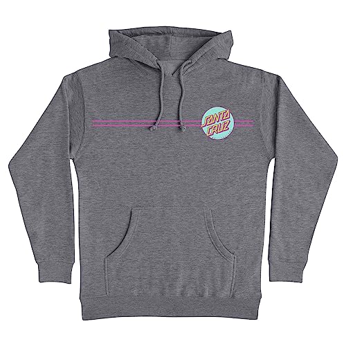 SANTA CRUZ Other Dot P/O Hooded Heavyweight Sweatshirt Gunmetal Hthr XL Mens2