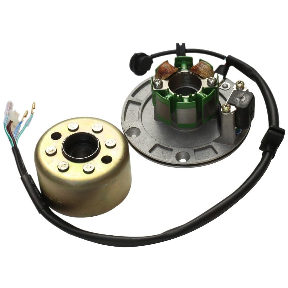 Motos Generador Bobina Estator Piezas De Motocicletas, Accesorios, Bobina De 2 Polos, Kit De Rotor De Volante De Inercia De 4 Cables para Piezas De Dirt Pit para ZongShen 150CC