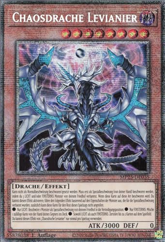 Chaosdrache Levianier MP25-DE035 Starlight Rare Deutsch Boosterfrisch 1. Auflage - 2025 Mega-Pack Tin - mit ReCollectibles-Versandschutz - für Yu-Gi-Oh!