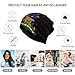 Funny Haiti Flag Multifunction Beanie Hat for Men Women Fashion Scarf Soft Stretch Skull Cap