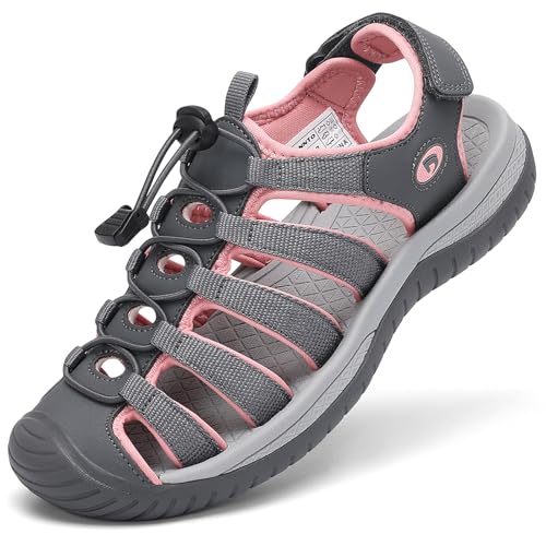 Dannto Women's Closed-Toe Sport Hiking Sandals