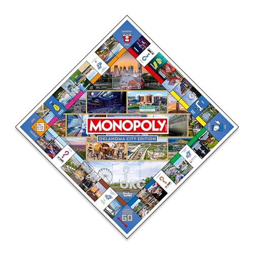 Monopoly Oklahoma City, OK Edition para 2-6 jugadores miniatura 7