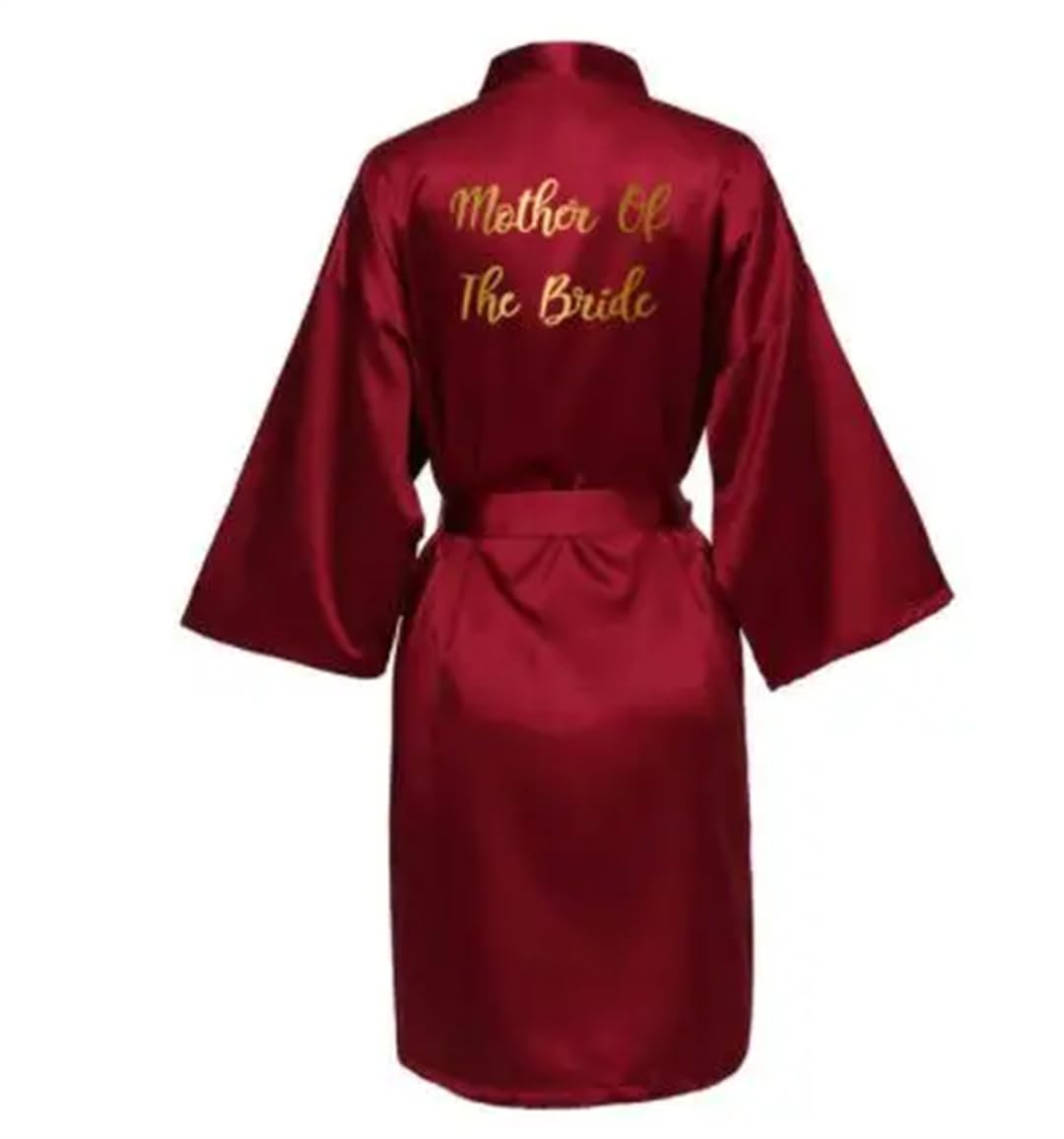 Yeuyyben Raso di seta Robe Sposa Robe Damigella D'onore Abiti Da Sposa Abiti Da Sposa Abiti Da Sposa Accappatoio