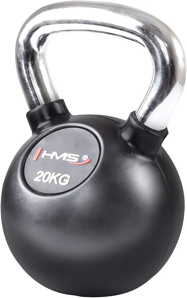 HMS Unisex's 17-64-056 5907695504088 CAST Iron Kettlebell, Black, One Size