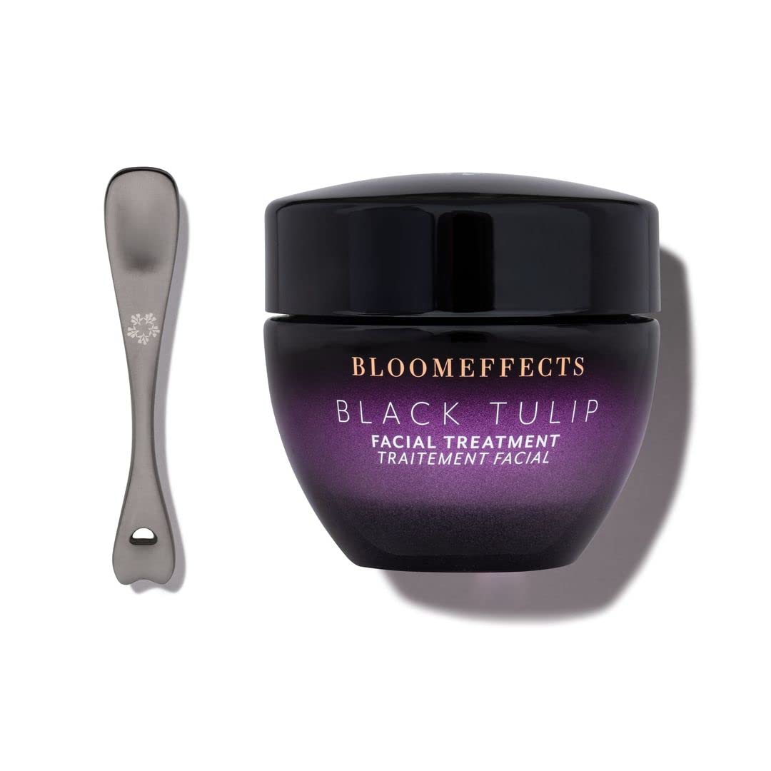 BloomeffectsNatural Black Tulip Facial Treatment Moisturizer | Clean, Non-Toxic Skincare (1.7oz | 50mL)