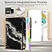 Spiral Journal Notebooks for Work, 300 Pages 5 Subject Notebook College Ruled with Dividers & Tabs, 8''x 10'' Large Notebook Journal for Women Students Note-Taking and Organizer (Midnight Marble)
