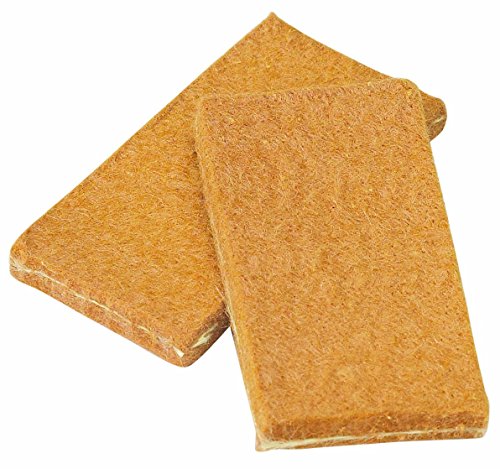 WALTER 54B026 High Conductivity Standard Cleaning Pads - (Pack of 10) 1-51/64 in. X 29/32 in. Foldable, Double Sided Scouring Pads. Welding Pads