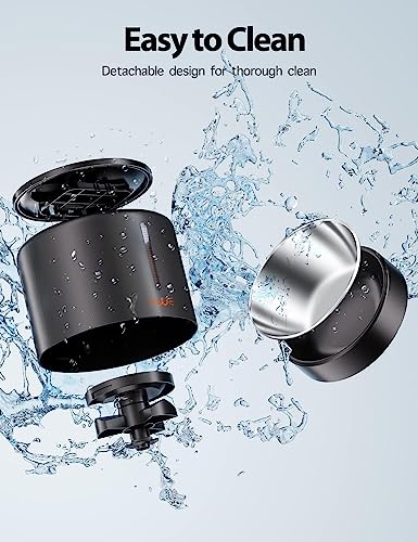 Automatic Cat Feeders - 4L Pet Dry Food Dispenser for Cats and Small Medium Dogs 6 Meals with Desiccant Bag Dual Power Supply 10S Voice Recorder