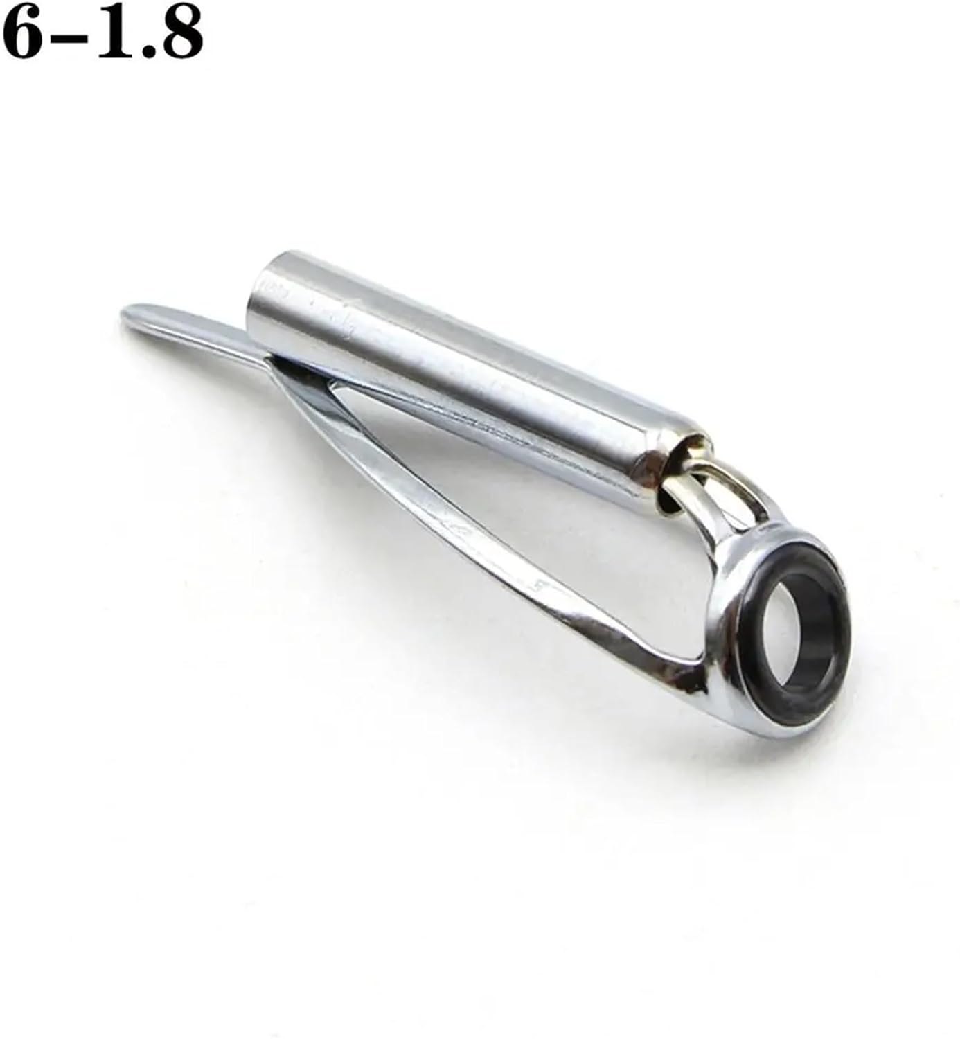 Lawsen Fishing Rod Tip Ring 10Pcs Fishing Rod Tip Guides SIC Ring Top Eyelets Repair 1.8-3.6mm Spinning Casting Rod Parts | Precision SIC ring tips for rod repair, smooth line flow, durable stainless steel frames, 10 assorted sizes.