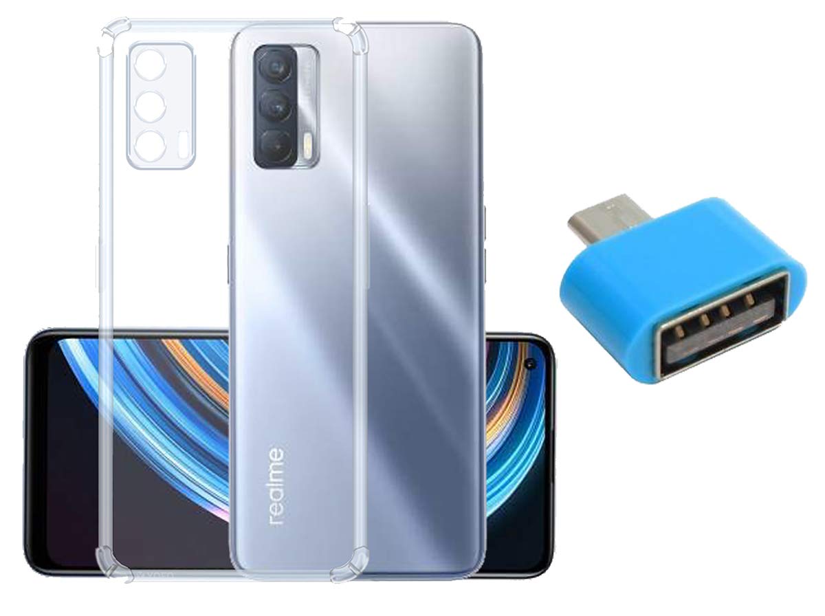 YOFO Silicone Transparent Back Cover for Realme X7 Shockproof Bumper Corner, Ultimate Protection with Free OTG Adapter (B08ZHRMKFR) Amazon Price History, Amazon Price Tracker