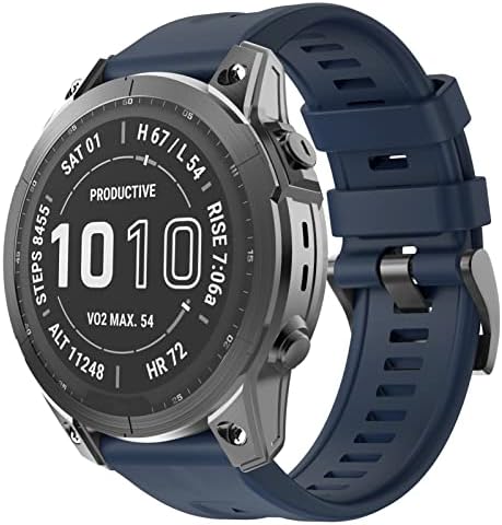 ISABAKE Pasek do zegarka kompatybilny z Fenix 7X, Fenix 6X, Fenix 6X Pro, Fenix 5X Plus, Fenix 5X, Fenix 3, Fenix 3 hr, Descent MK, D2 Delta PX, D2 Charlie Watch, QuickFit 26 mm