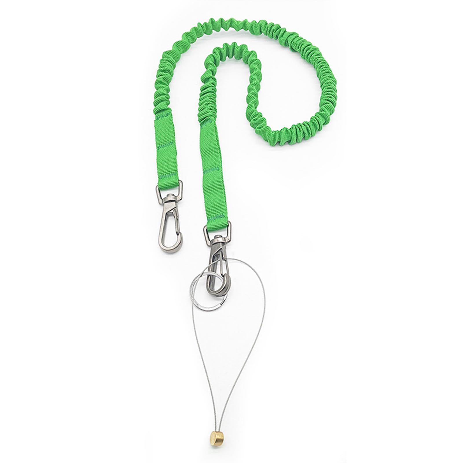 Thicken Rope Bungee Tethers Tool Lanyard Anti-Falling Dynamics Tools Lanyards Dynamics with Carabiner Attachments and Portable Rope