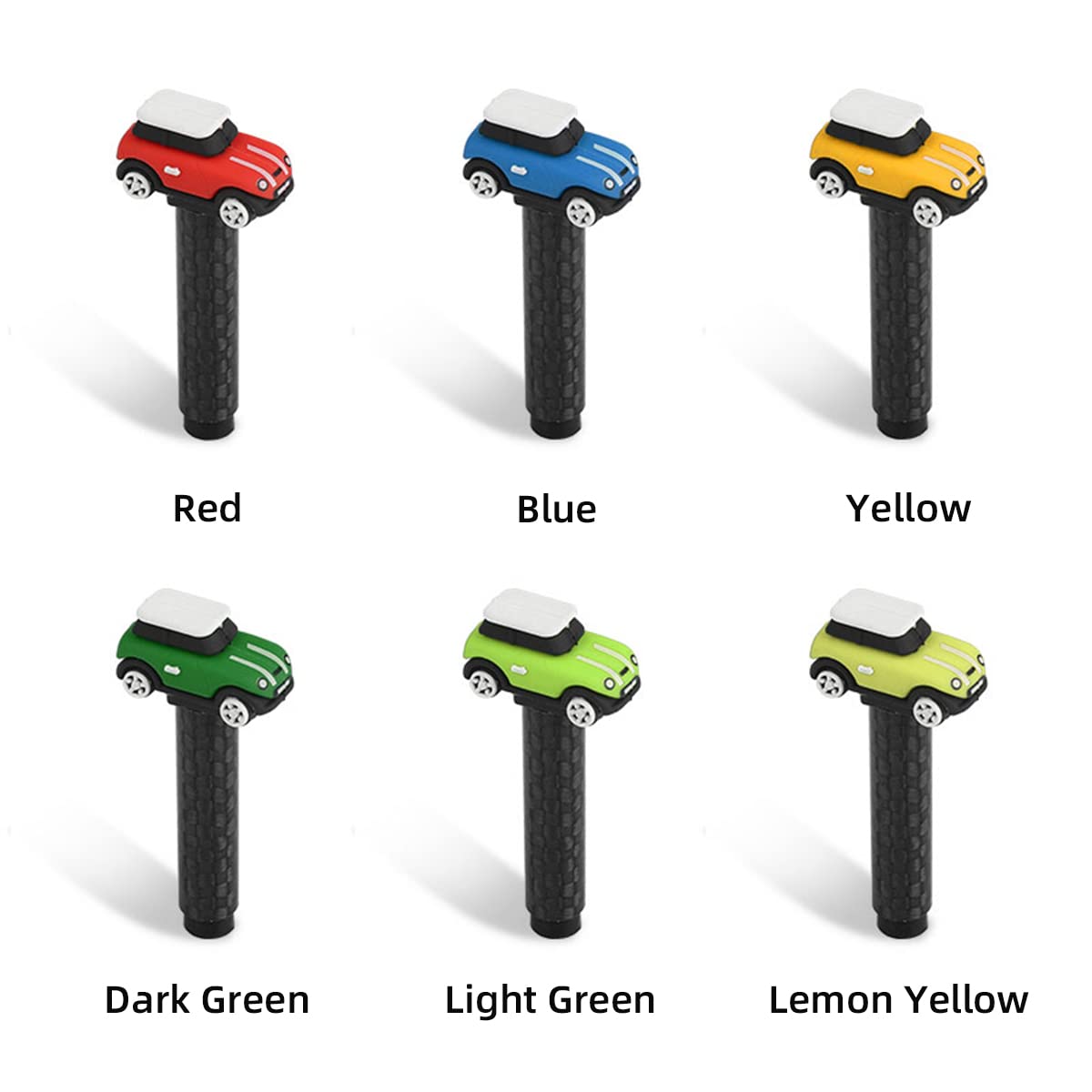 Silicone Car Carbon Fiber Metal Door Lock Pin Knobs Caps Cover Replacement Parts for Mini Cooper R55 R56 R60 F54 F55 F56 F60 (Blue, 4 PCS)