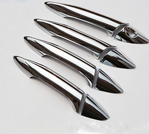 Miniatura 6 de 8 unidades ABS cubierta elegante de manijas para puertas cromadas para Hyundai Elantra