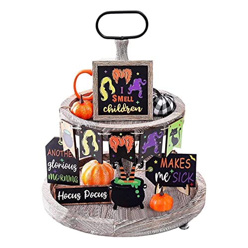 Mojoyce Farmhouse Decor for Tiered Tray Centerpiece Designs Farmhouse Tiered Tray Decor Set Creative