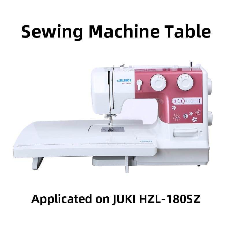 Phicus sewing machine extension table attached to a JUKI HZL-180SZ sewing machine.