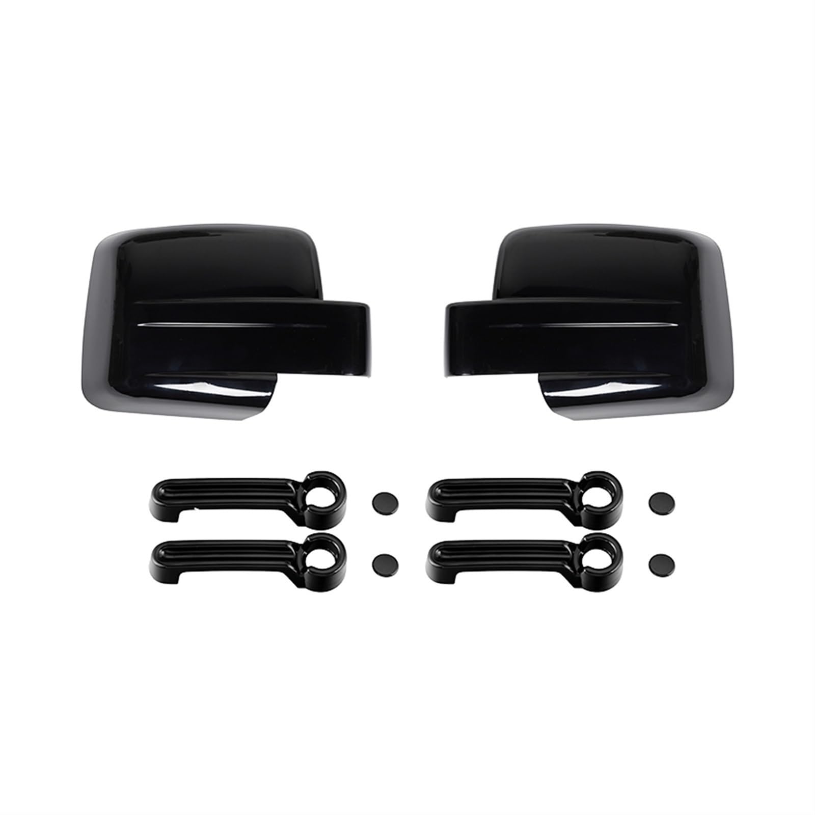 Couvertures de poignee Dodge Nitro 2008 2009 2010 2011 2012 noir - 5
